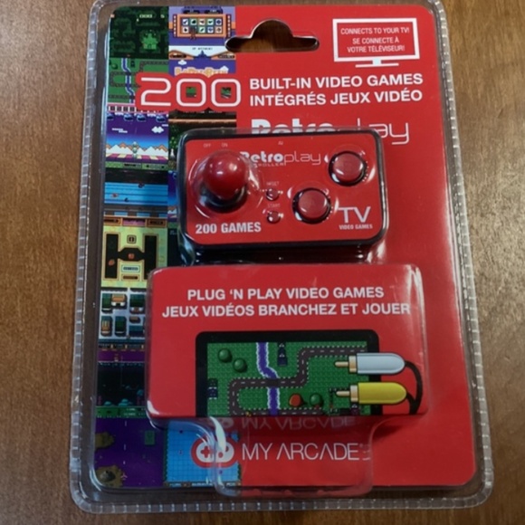 My Arcade Retro play 200 Built-in Video Games New - Picture 1 of 6